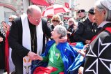 2011 Lourdes Pilgrimage - Archbishop Dolan with Malades (155/267)